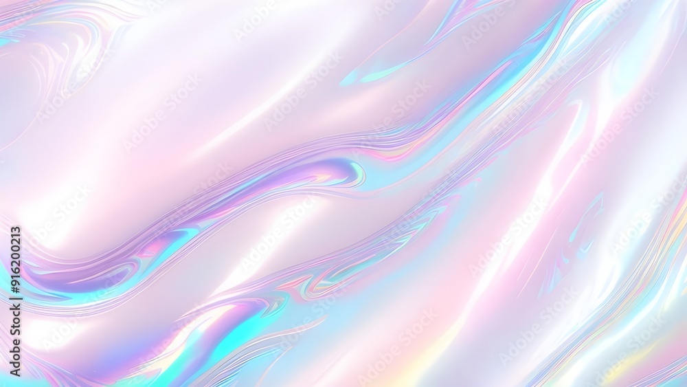 Holographic background seamless trendy iridescent light foil texture. Soft holographic pastel unicorn marble background pattern. Modern pearlescent blurry abstract swirl illustration. Holographic background seamless trendy iridescent light foil texture. Soft holographic pastel unicorn marble background pattern. Modern pearlescent blurry abstract swirl illustration.