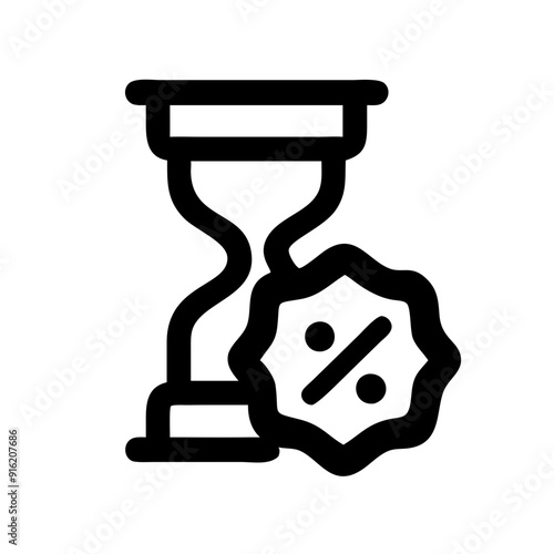 Limited Time Offer Clock Pictogram 