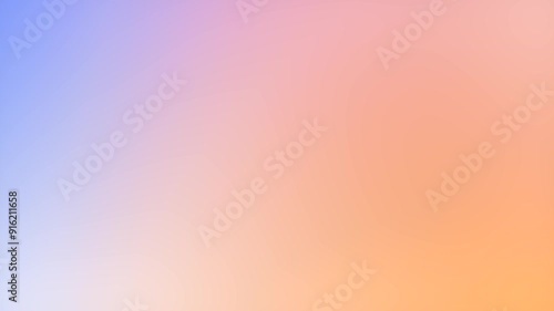 moving soft blue and orange color gradient abstract background