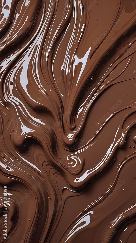 Liquid chocolate background Liquid chocolate background