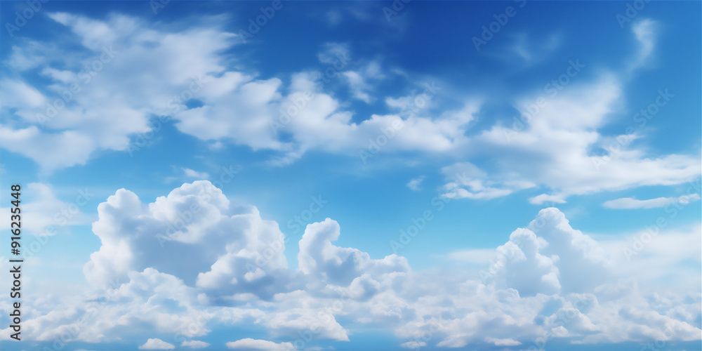 Blue sky with dramatic clouds in sunny day version 7 Blue sky with dramatic clouds in sunny day version 7
