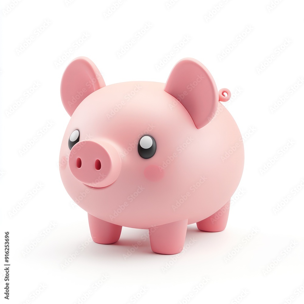 Cute Pink Piggy Bank Cute Pink Piggy Bank