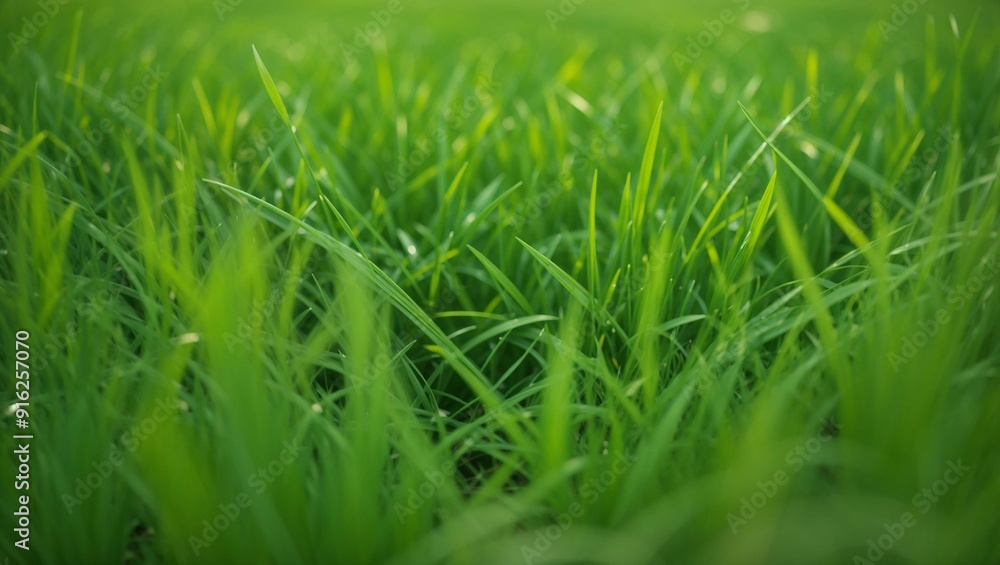 a patch of lush green grass. a patch of lush green grass.