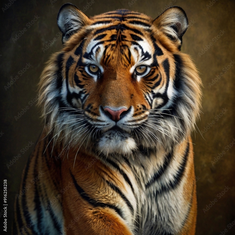 portrait of a tiger portrait of a tiger