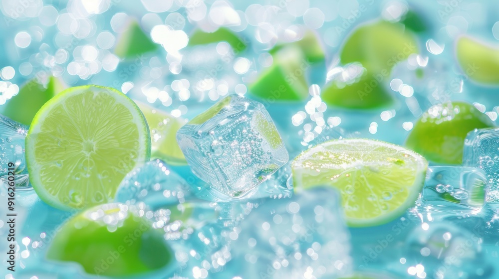 Refreshing Lime and Ice Refreshing Lime and Ice