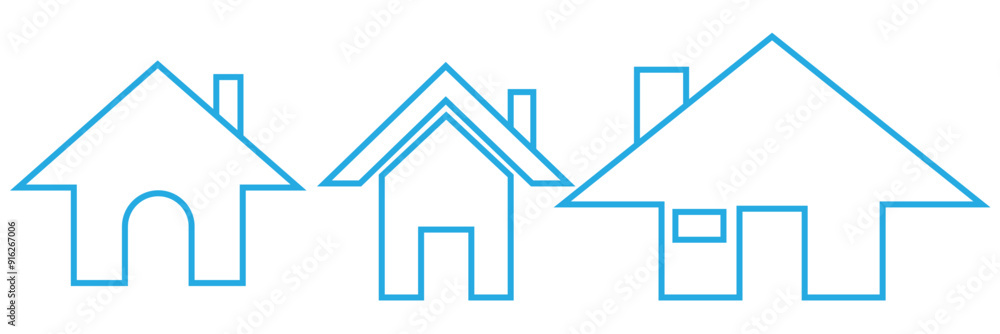 House icon set. Home icon vector House icon set. Home icon vector