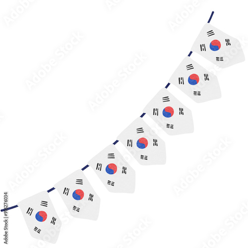 South Korean flag for hanging
