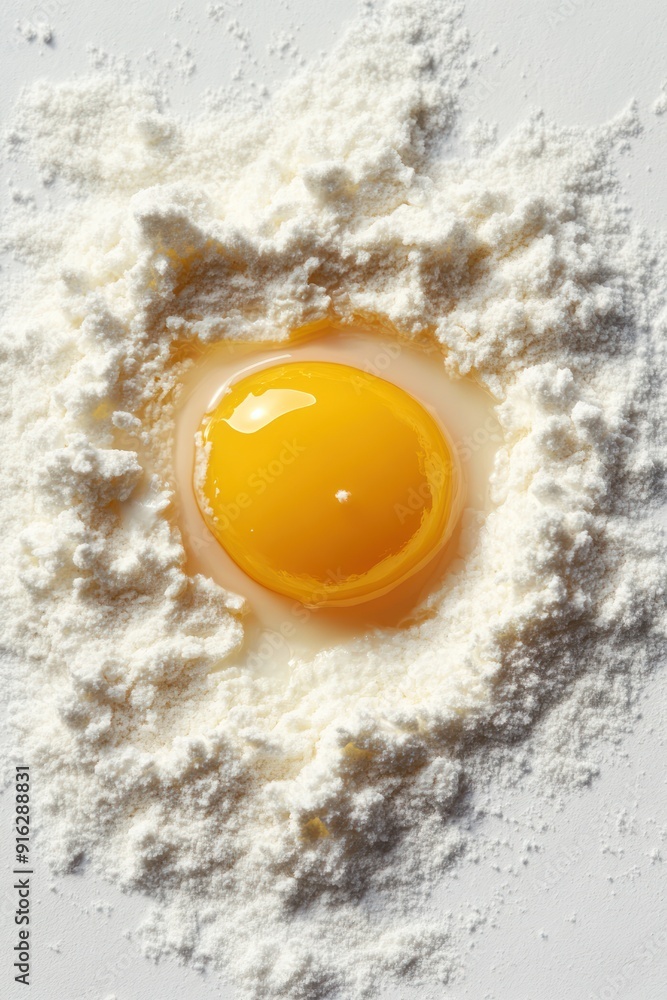 Egg yolk in flour Egg yolk in flour