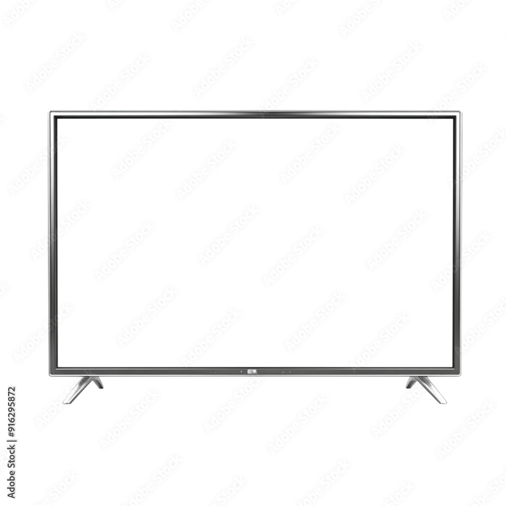 Smart TV isolated on transparent background Smart TV isolated on transparent background