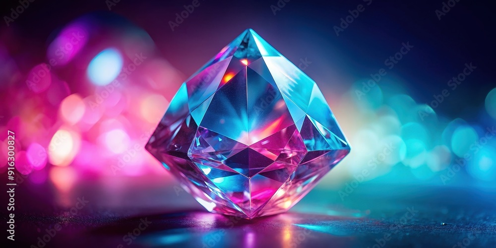 Crystal with a bright turquoise pink backlight shining through, creating a mesmerizing shimmering effect , crystal, turquoise Crystal with a bright turquoise pink backlight shining through, creating a mesmerizing shimmering effect , crystal, turquoise