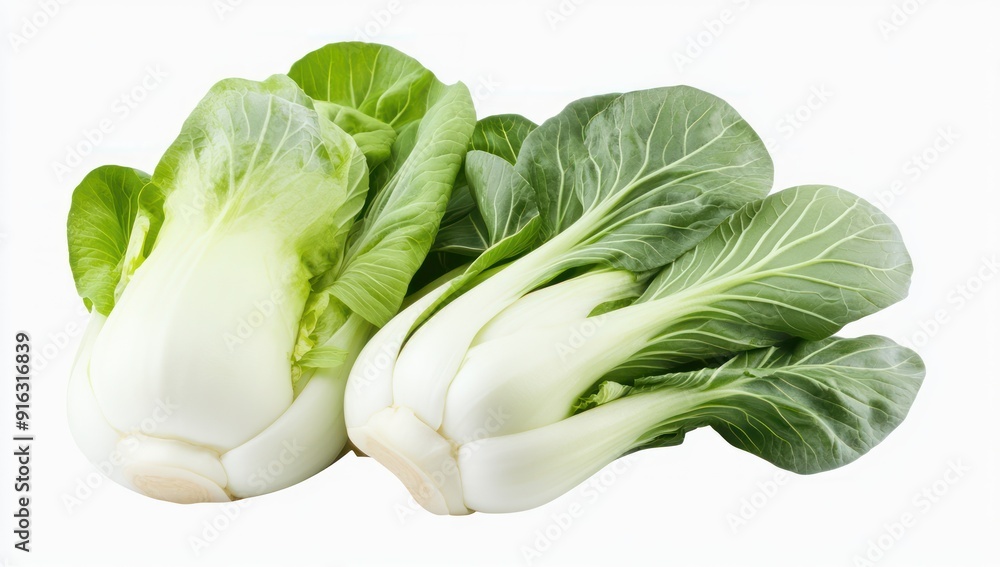 Fresh Bok Choy Isolated Fresh Bok Choy Isolated