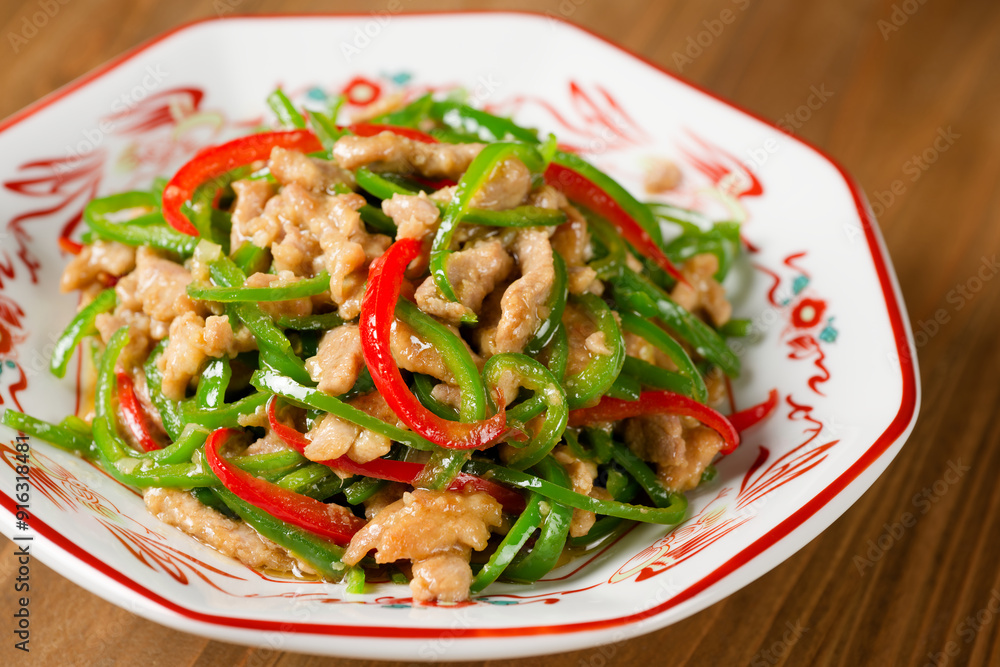 青椒肉絲 青椒肉絲