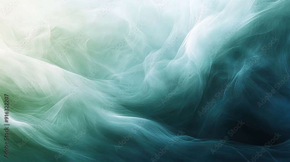 Ethereal Smoke Dance: A mesmerizing swirl of teal and white smoke creates an abstract, dreamlike background. Ethereal Smoke Dance: A mesmerizing swirl of teal and white smoke creates an abstract, dreamlike background.