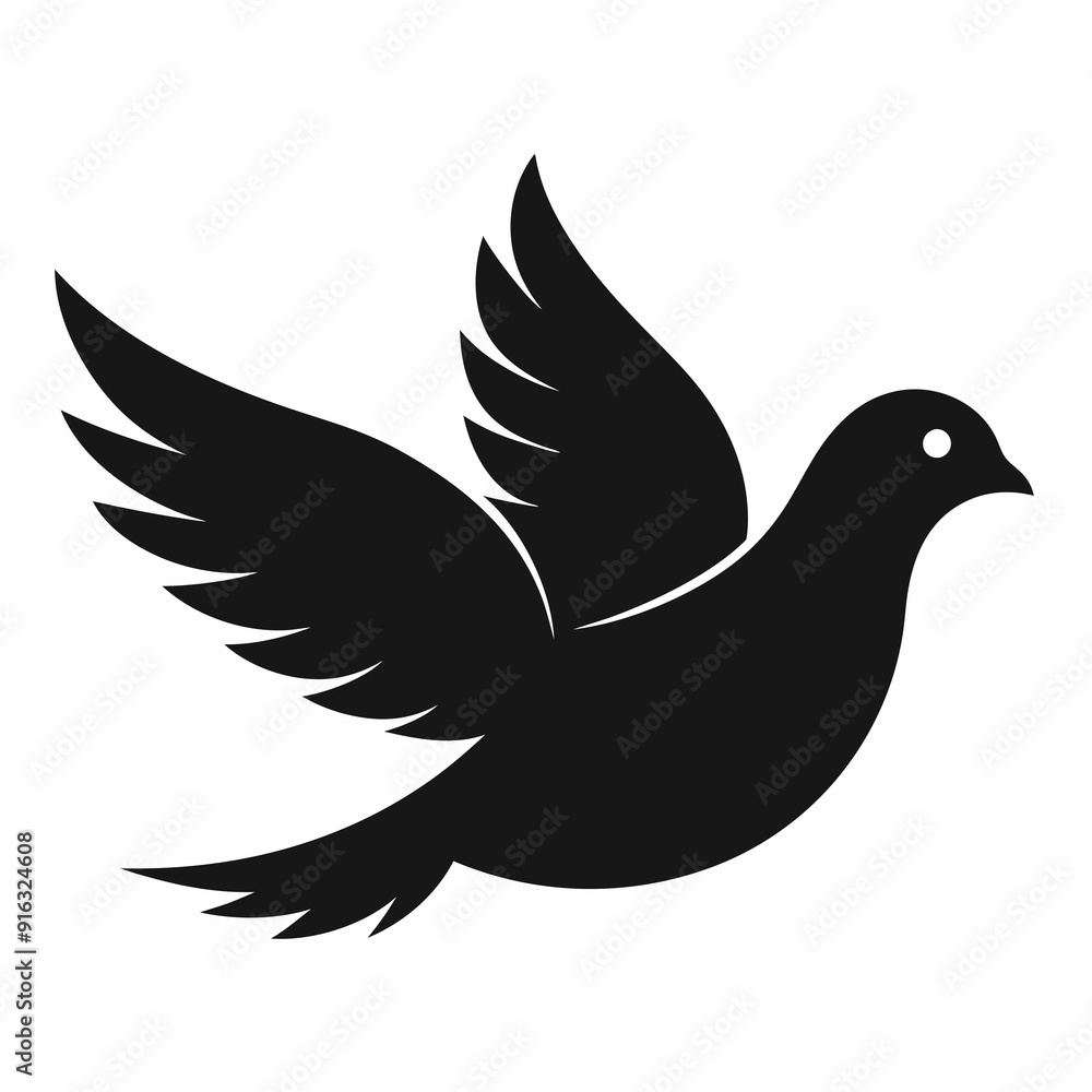 Dove of peace isolated on white background, dove vector illustration, bird on a branch vector art, dove silhouette, bird vector icon, bird on a branch line art, eps, dove on a branch cartoon Dove of peace isolated on white background, dove vector illustration, bird on a branch vector art, dove silhouette, bird vector icon, bird on a branch line art, eps, dove on a branch cartoon