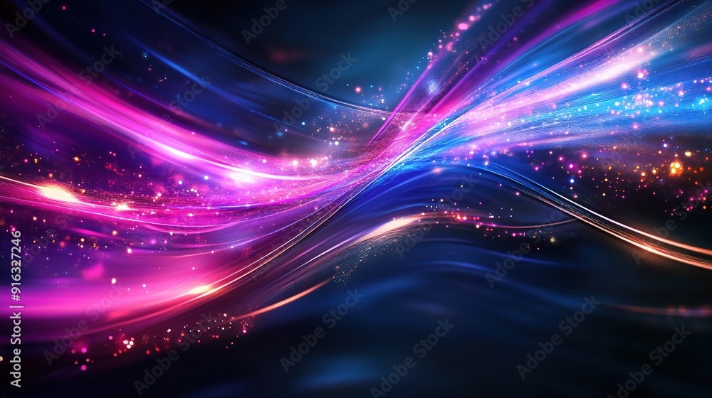 Cosmic Rhapsody: A symphony of vibrant lights dance across the cosmos, painting a breathtaking tapestry of energy and motion Cosmic Rhapsody: A symphony of vibrant lights dance across the cosmos, painting a breathtaking tapestry of energy and motion
