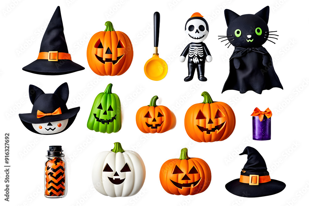 set of halloween icons, Halloween festival cute souvenir or prop icon set of halloween icons, Halloween festival cute souvenir or prop icon