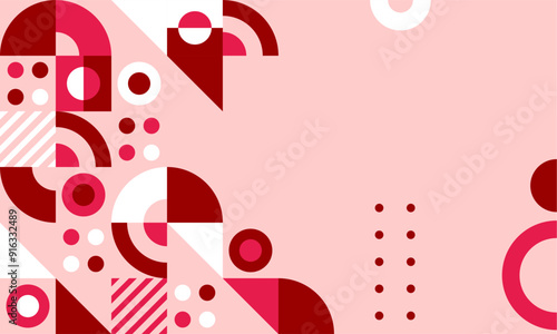 abstract mosaic flat design background