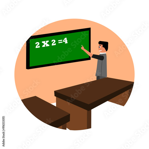 illustration about education  in vector 
