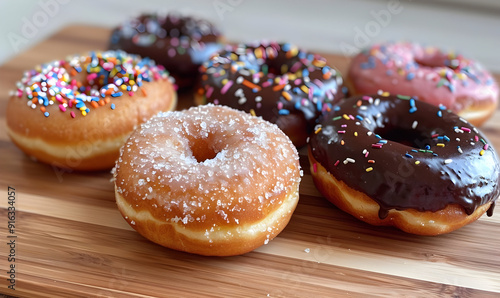 National Donut Day background design photo