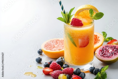 Vibrant Tropical Juice