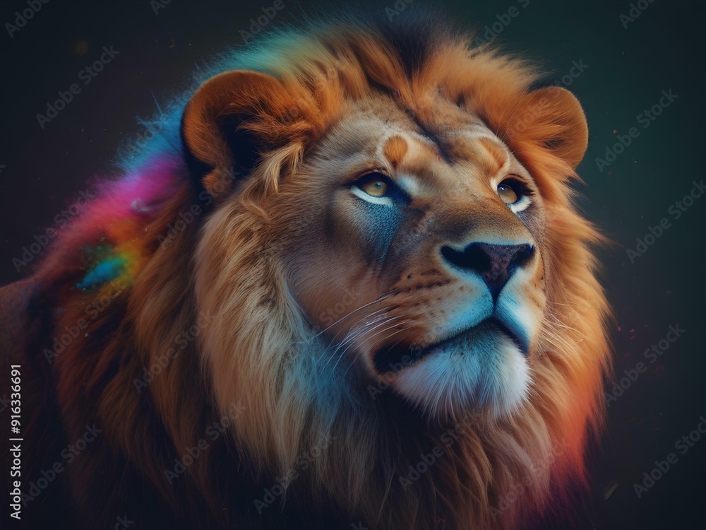 Naklejka premium the king of the jungle 5