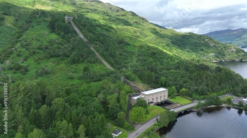 Hydro Electric Power Station Generating Renewable Energy