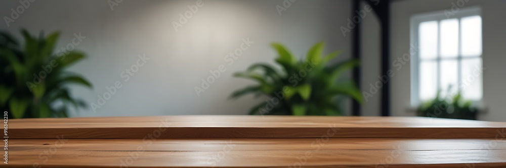 Empty dark wooden table in front of abstract blurred bokeh background. display or montage your products.Mock up for space. Empty dark wooden table in front of abstract blurred bokeh background. display or montage your products.Mock up for space.