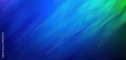 Abstract Background, gradient transition from vibrant sapphire blue to deep emerald green