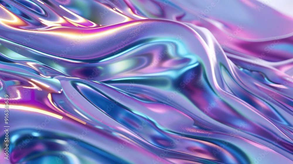 Abstract Holographic Surface with Iridescent Colors Abstract Holographic Surface with Iridescent Colors