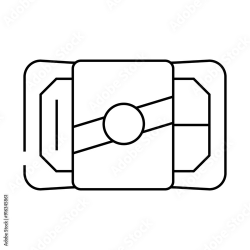 canned preserve package line icon vector. canned preserve package sign. isolated contour symbol black illustration