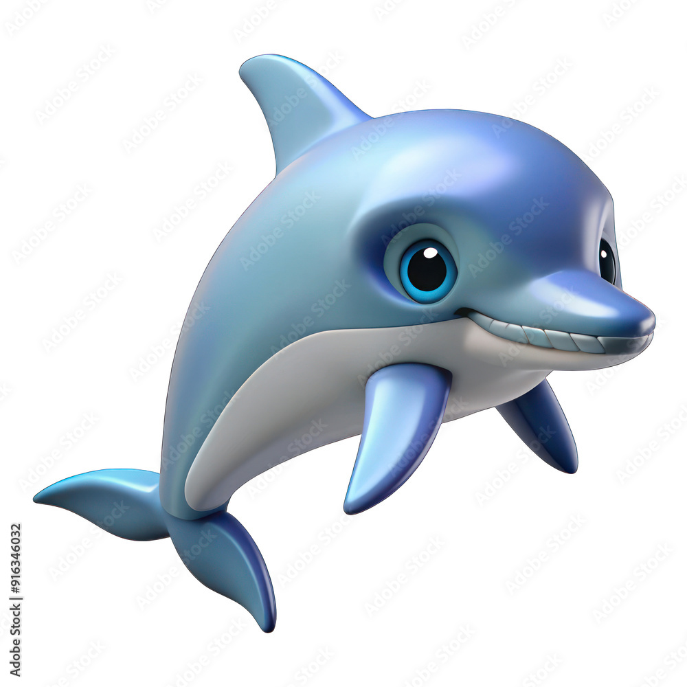 Dolphin 3d isolated on transparent background Dolphin 3d isolated on transparent background