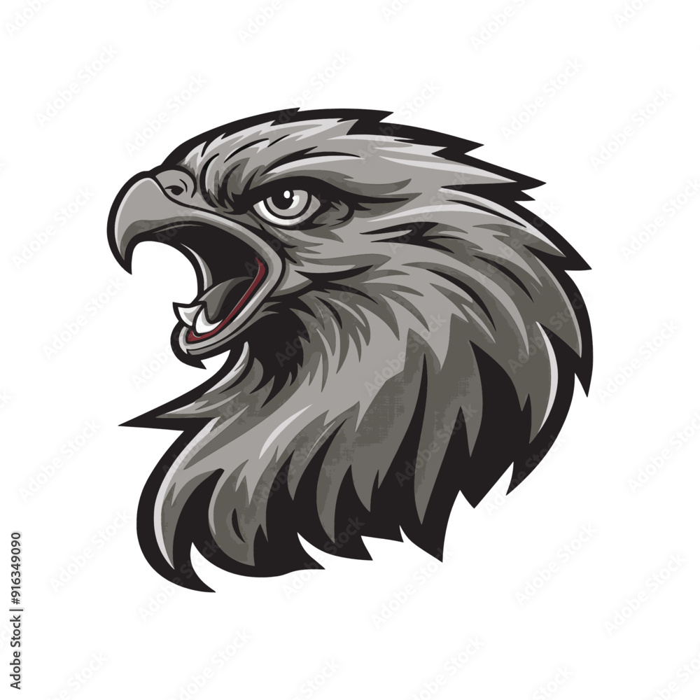 eagle head design illustration logo eagle head design illustration logo