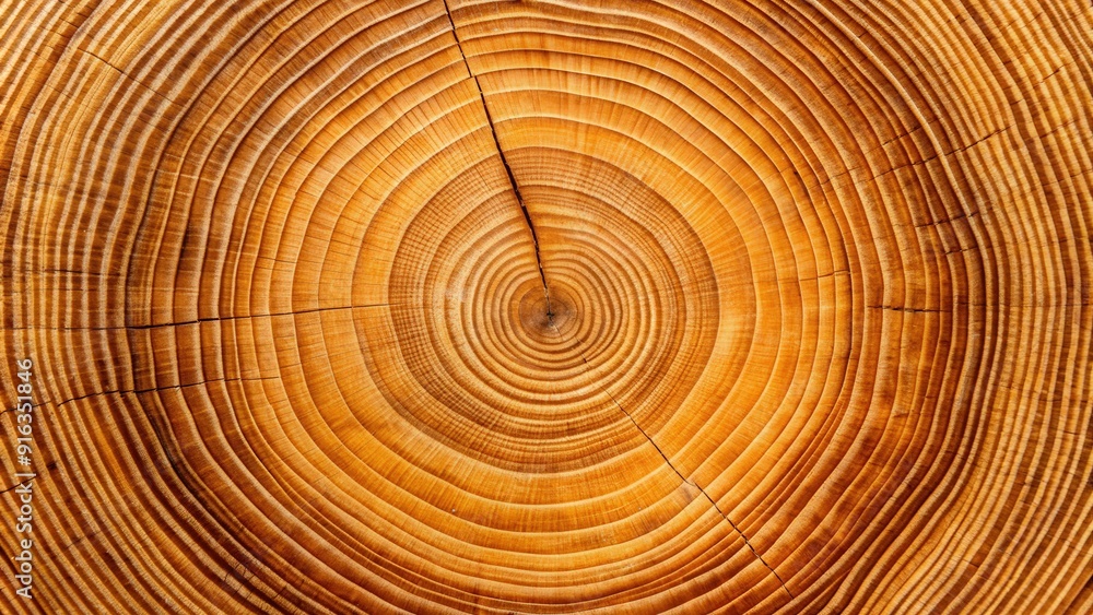 Close-up of tree rings on end grain background, nature, pattern, texture, tree trunk, annual rings, concentric circles Close-up of tree rings on end grain background, nature, pattern, texture, tree trunk, annual rings, concentric circles