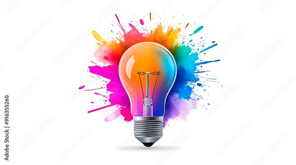 A cartoon light bulb exposing corruption, symbolic illustration, bright colors, isolated on white background A cartoon light bulb exposing corruption, symbolic illustration, bright colors, isolated on white background