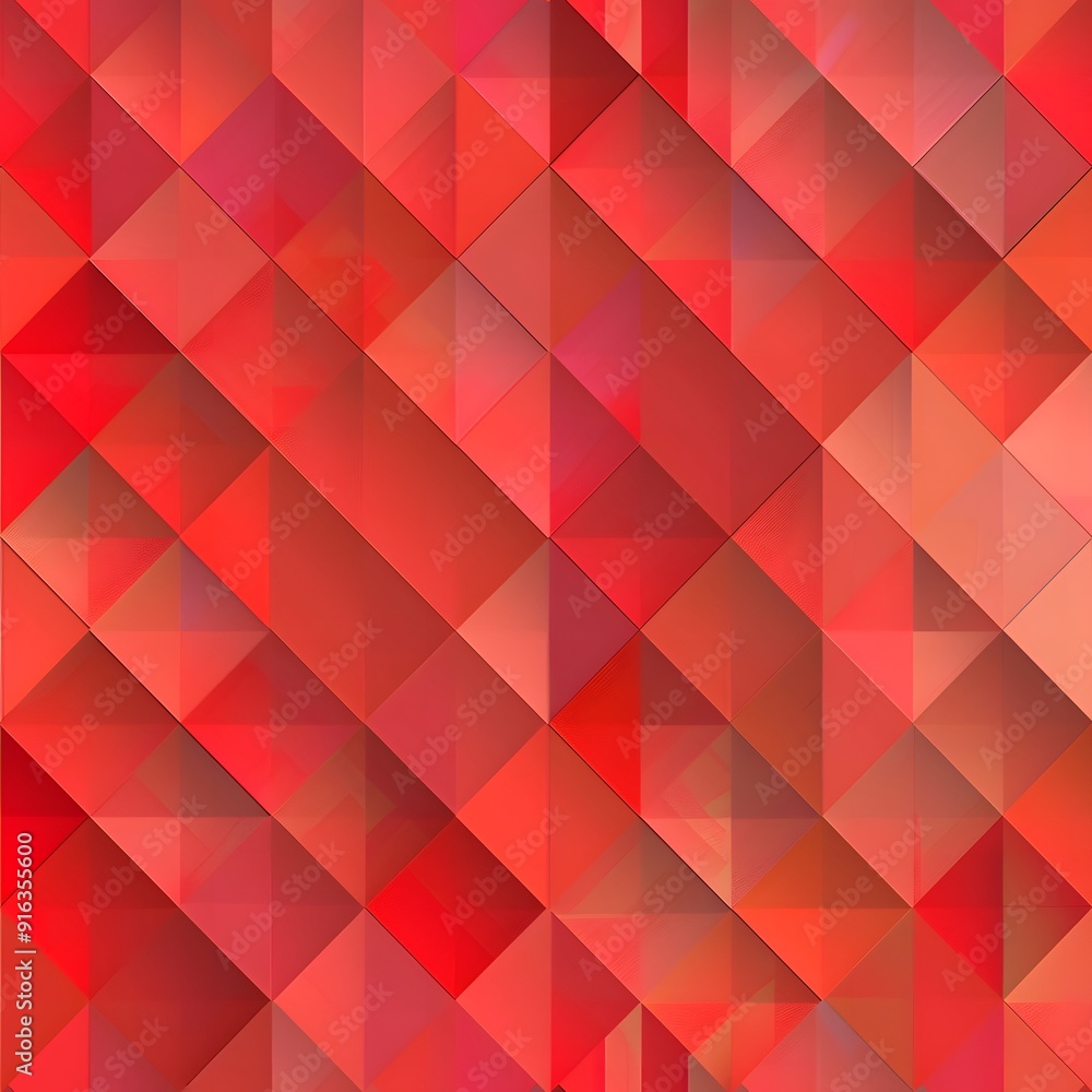 Abstract geometric pattern in vibrant shades of red and pink. Abstract geometric pattern in vibrant shades of red and pink.