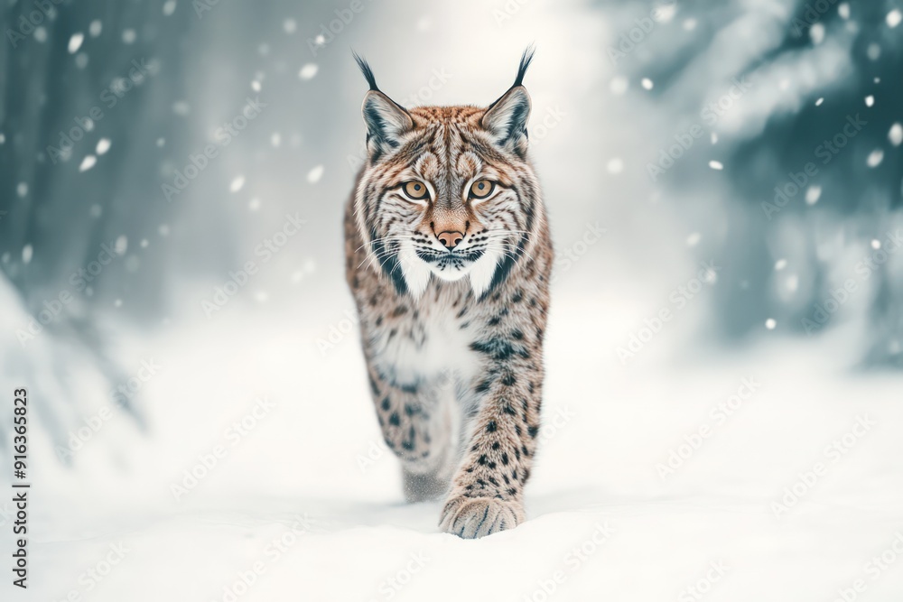 Lynx in Winter Wonderland Lynx in Winter Wonderland