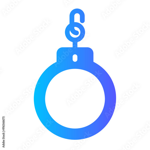 handcuffs Gradient icon