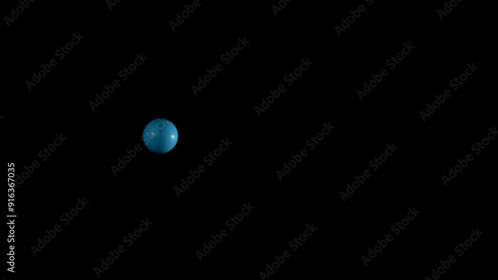 Bouncing Blue Balls in Darkness Bouncing Blue Balls in Darkness