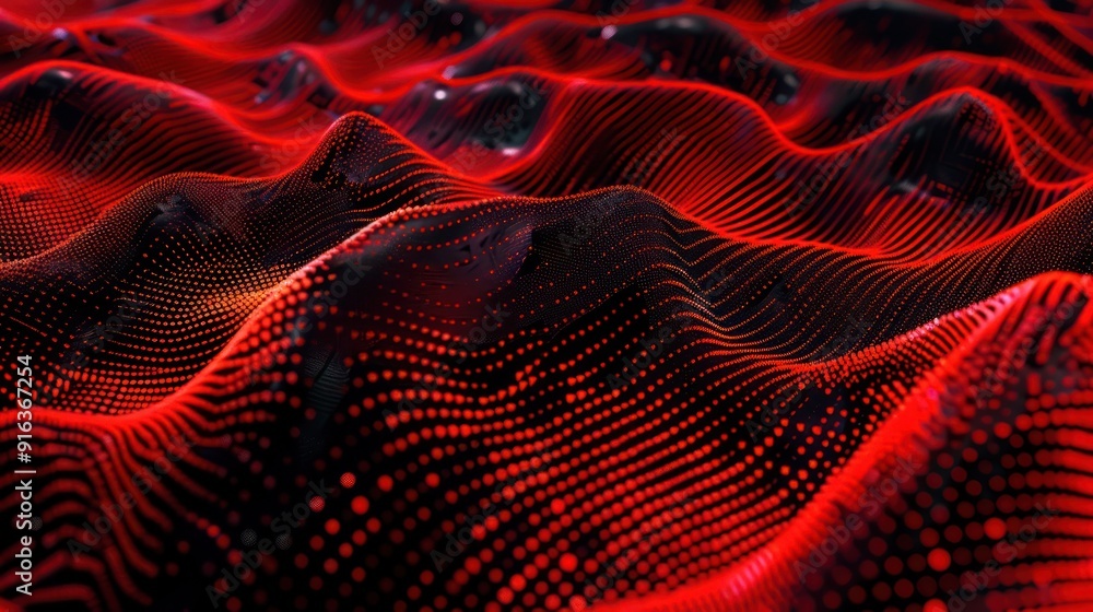 Abstract Background, intricate patterns of high-contrast red and black with a subtle noise texture Abstract Background, intricate patterns of high-contrast red and black with a subtle noise texture
