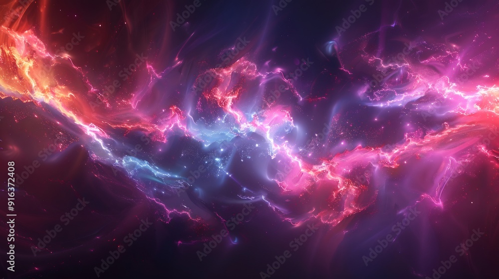 A digital abstract background, fractal patterns pulsating energy waves holographic elements. Background. A digital abstract background, fractal patterns pulsating energy waves holographic elements. Background.