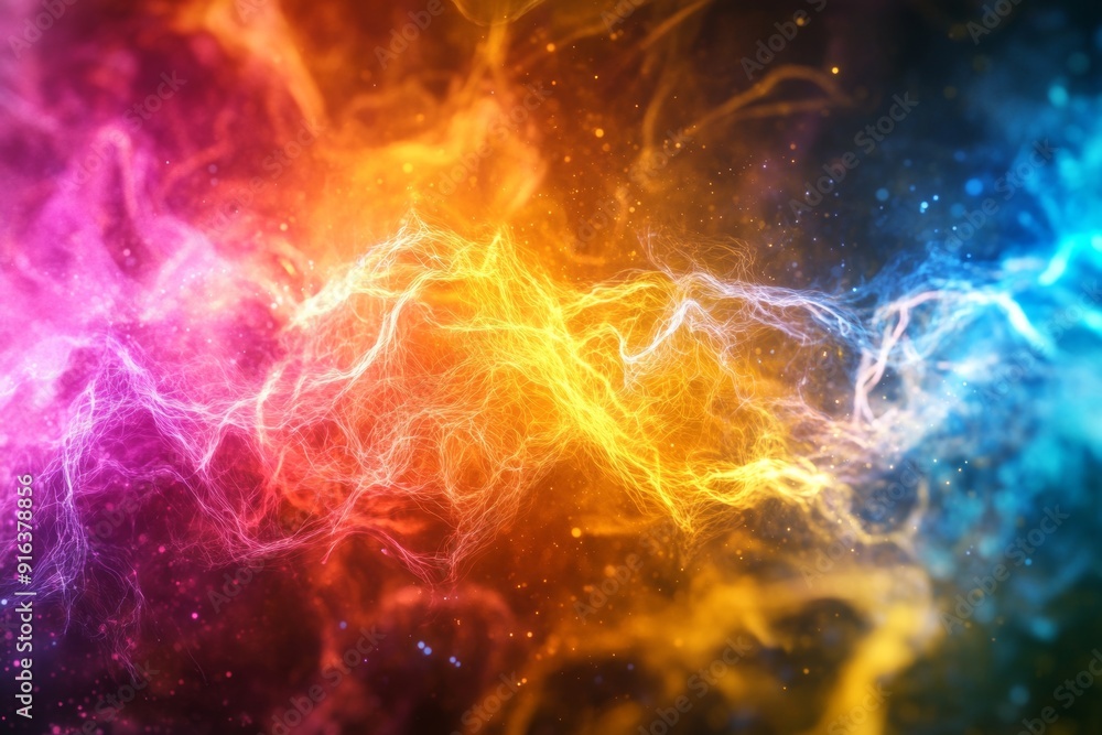 Macro shot of the electromagnetic spectrum emitted by plasma, illustrating the energy produced during fusion. High-resolution, detailed textures, crisp focus Macro shot of the electromagnetic spectrum emitted by plasma, illustrating the energy produced during fusion. High-resolution, detailed textures, crisp focus