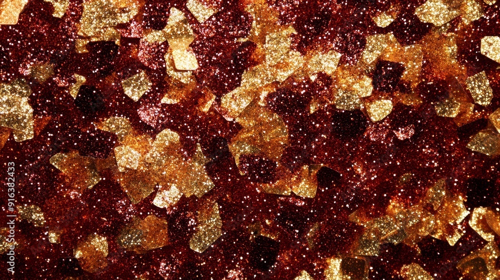 Red and Gold glitter background Red and Gold glitter background