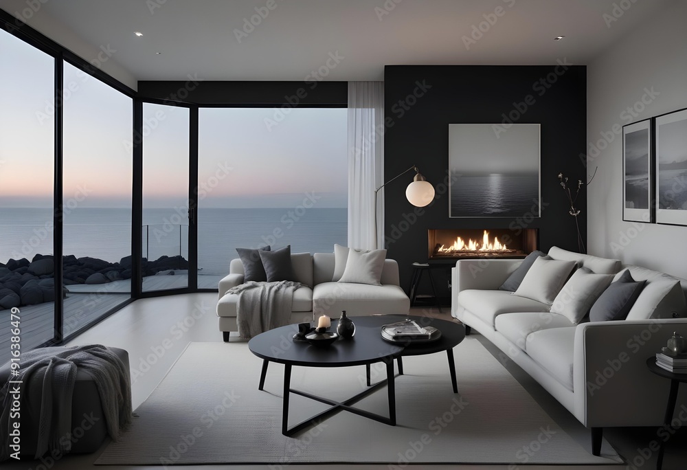 Modern living room interior design Modern living room interior design