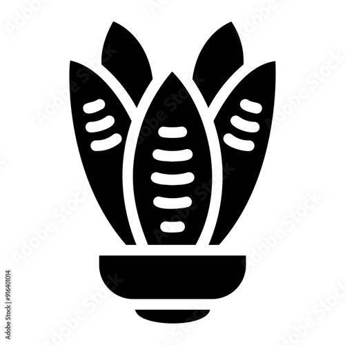 sansviera liberica Solid icon