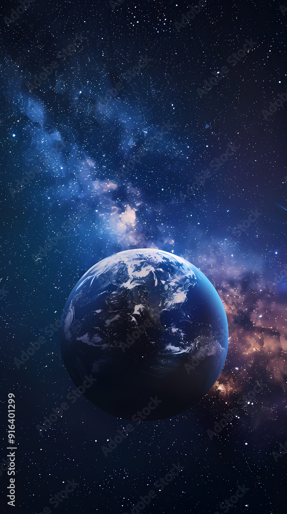 Fototapeta premium Spectacular view of Earth from space