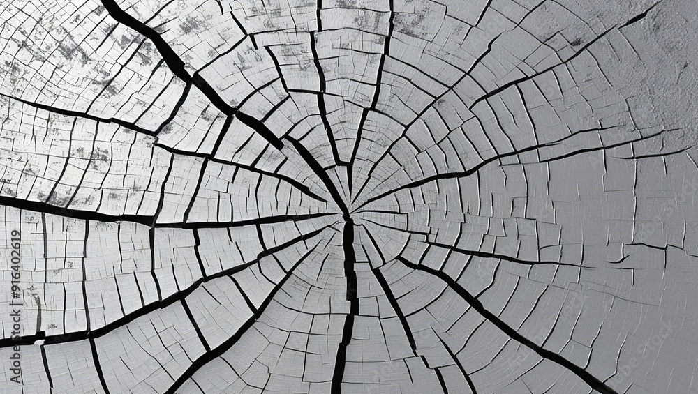 Obraz premium Crack texture lines isolated