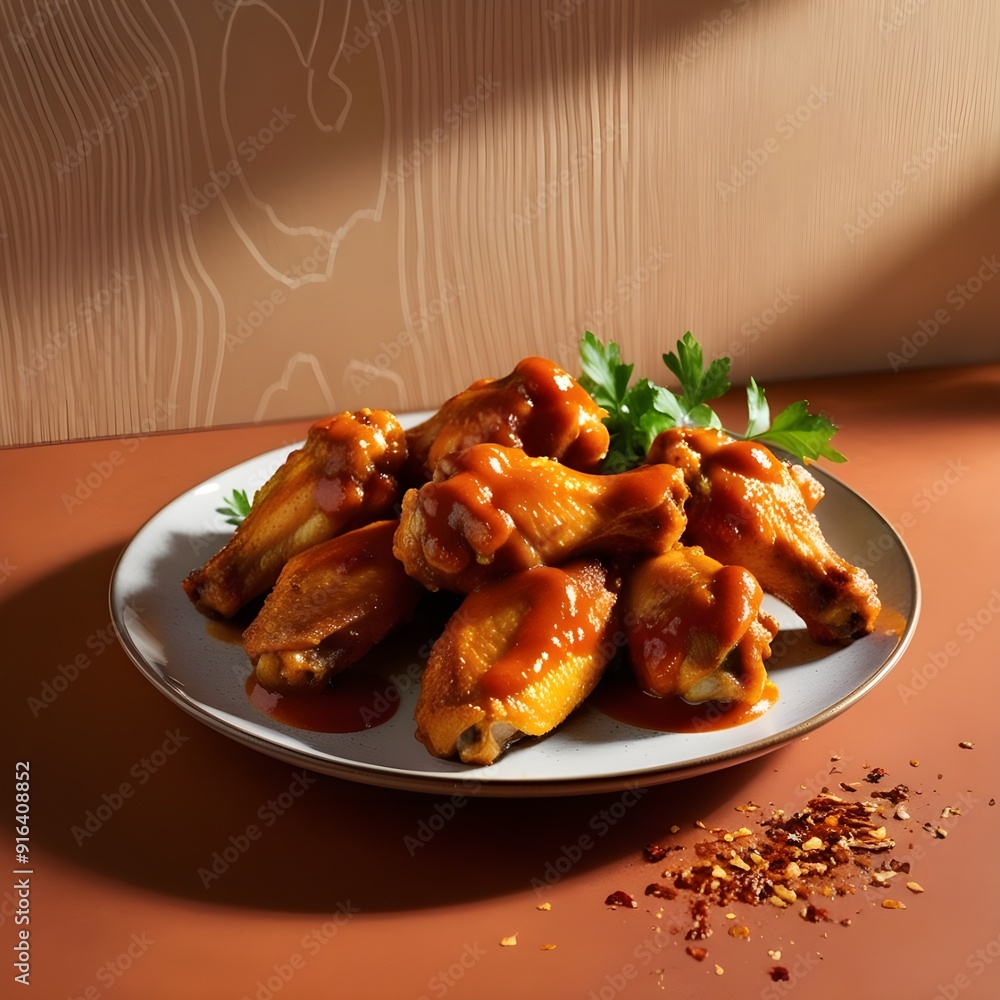 Chicken wings with sauce Chicken wings with sauce