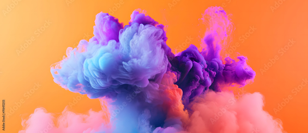 The abstract background explodes with dynamic colorful paint splashes. , conveying urgency in the visuals, can be used for E-commerce Websites, and Social Media Advertising design The abstract background explodes with dynamic colorful paint splashes. , conveying urgency in the visuals, can be used for E-commerce Websites, and Social Media Advertising design