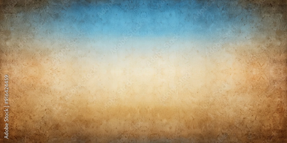 Obraz premium Beige brown blue retro grainy gradient background , retro, gradient, elegant, classic, hues, textures, beige, brown