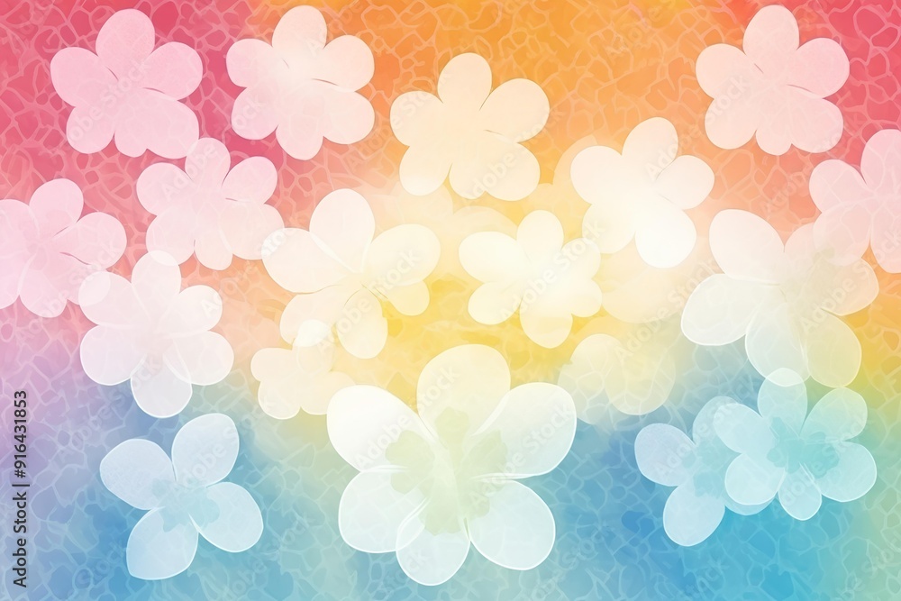 Obraz premium abstract floral background made by midjourney